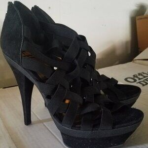 Black Strappy Heels